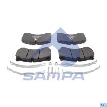 SAMPA 9371301 - JUEGO, FRENO DE DISCO PAD