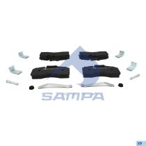 SAMPA 9472701 - JUEGO, FRENO DE DISCO PAD