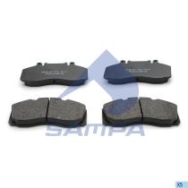 SAMPA 9660401 - JUEGO, FRENO DE DISCO PAD