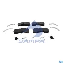 SAMPA 9661601 - JUEGO, FRENO DE DISCO PAD