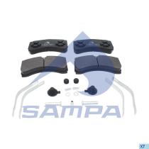 SAMPA 9662101 - JUEGO, FRENO DE DISCO PAD