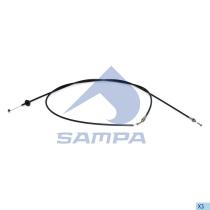 SAMPA 200347 - CABLE DE BLOQUEO, PANEL FRONTAL