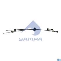 SAMPA 208296 - CABLE, CAMBIO DE MARCHAS CONTROL