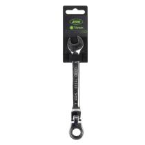 JBM Herramientas 15220 - LLAVE COMBINADA ARTICULADA CON TRINQUETE 14MM - ACABADO BRIL