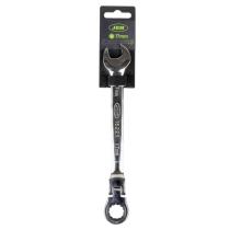JBM Herramientas 15221 - LLAVE COMBINADA ARTICULADA CON TRINQUETE 17MM - ACABADO BRIL