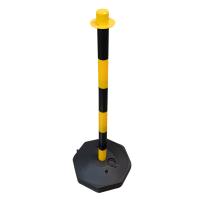 JBM Herramientas 53940 - POSTE DE PLÁSTICO PARA CADENA  - AMARILLO/NEGRO