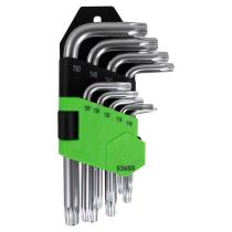 JBM Herramientas 53955 - SET DE 9 LLAVES TORX CORTAS