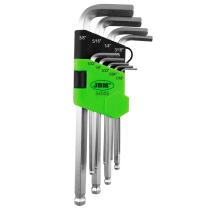 JBM Herramientas 54005 - SET DE 9 LLAVES ALLEN EN PULGADA