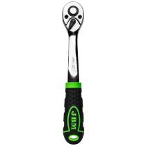 JBM Herramientas 54023 - CARRACA CROMADA DE 72 DIENTES 3/8" 200MM