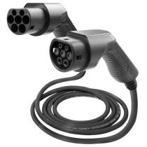 JBM Herramientas 54056 - CABLE DE CARGA PARA COCHE ELÉCTRICO, 16 A, TIPO 2 A TIPO 2 (