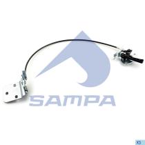 SAMPA 051375 - LOCK, FRONT PANEL