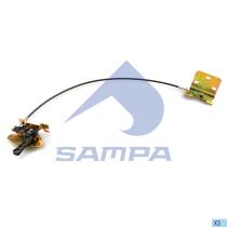 SAMPA 051376 - LOCK, FRONT PANEL
