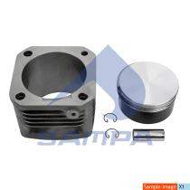SAMPA 092869 - CYLINDER LINER & WITH RINGS, PISTON
