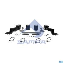 SAMPA 502689 - COMPLETE SUSPENSION, BALANCE ARM AXLE