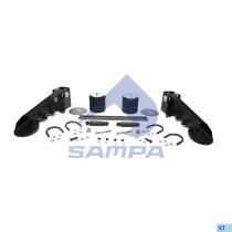 SAMPA 502698 - COMPLETE SUSPENSION, BALANCE ARM AXLE