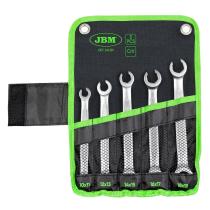 JBM Herramientas 54081 - KIT LLAVE HEXAGONAL CON BOCA ABIERTA DE 6 CANTOS