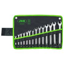 JBM Herramientas 54097 - KIT DE 14 LLAVES COMBINADAS