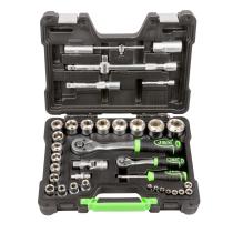 JBM Herramientas 54106 - ESTUCHE DE HERRAMIENTAS DE 37 PIEZAS EN PULGADA