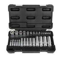 JBM Herramientas 54141 - SET 28 VASOS TORX CORTOS Y LARGOS