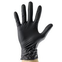 JBM Herramientas 54157 - GUANTES NEGROS DESECHABLES DE NITRILO T:XL 3.5MIL