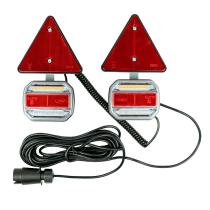 JBM Herramientas 54162 - KIT MAGNÉTICO DE 2 PILOTOS LED Y 2 CATAREFLECTANTES