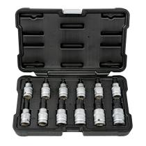 JBM Herramientas 54164 - SET DE 12 PIEZAS DE 1/2" PUNTA DOCE CANTOS