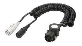 TRUCKLINE 711194 - ESPIRAL 15-7-7 /24V    15P VISI 4,5 MT PLASTICO