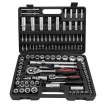 JBM Herramientas 14098 - ESTUCHE DE HERRAMIENTAS DE 108 PIEZAS CON VASOS HEXAGONALES
