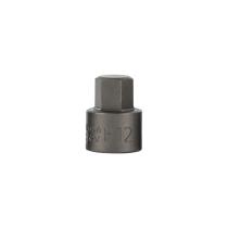 JBM Herramientas 16656 - PUNTA HEXAGONAL CORTA 3/8' 12MM (REF.54545)