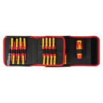JBM Herramientas 54562 - SET DE DESTORNILLADORES INTERCAMBIABLES AISLADOS 25 PCS