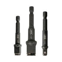 JBM Herramientas 54586 - SET DE 3 ADAPTADORES DE LLAVE DE VASO CON PUNTA HEXAGONAL