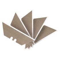 JBM Herramientas 16751 - 5 CUCHILLAS TRAPEZOIDALES DE 19 MM PARA REF. 54505
