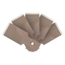 JBM Herramientas 16753 - 5 CUCHILLAS 16MM RECTAS/ANCHO PARA REF. 54505