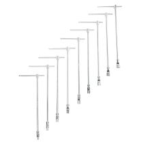 JBM Herramientas 54380 - JUEGO DE 9 LLAVES DE VASO CON MANGO EN T (7-19MM)