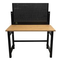JBM Herramientas 54328 - MESA DE TRABAJO PLEGABLE CON PANEL FRONTAL