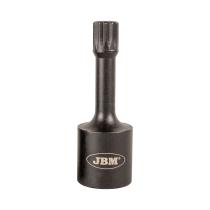JBM Herramientas 16718 - 1/2' VASO DE IMPACTO ESPECIAL PARA TORNILLOS SPLINE (XZN) M
