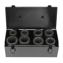 JBM Herramientas 54316 - SET DE 8 VASOS DE IMPACTO DE 1' LARGOS