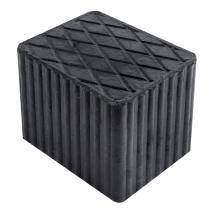 JBM Herramientas 54354 - TACO DE GOMA PARA ELEVADOR 160X120X120MM