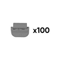 JBM Herramientas 54657 - CAJA DE 100 CONTRAPESAS ZINC GRAPA 10GR. ESPECIAL LLANTA UNI