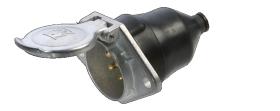 TRUCKLINE 111081 - BASE 7P/24V  N - METAL  CONEX.TORNILLO