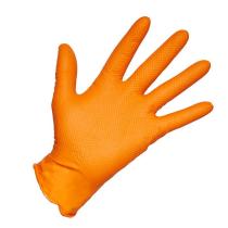 MUNDO GUANTE 9920XL - GUANTE NITRILO SUPERDIAMANTADO LION BIODEGRADABLE NARANJA 50