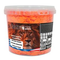 MUNDO GUANTE 15020S - CUBO GUANTE NITRILO SUPERDIAMANTADO LION BIODEGRADABLE NARAN