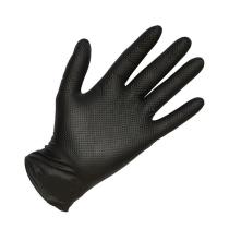 MUNDO GUANTE 9980L - GUANTE NITRILO SUPERDIAMANTADO VOLCANO NEGRO 50 UNDS