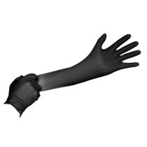 MUNDO GUANTE 7580S - GUANTE DIAMANTADO NEGRO 7 MICRAS 50 UNDS. TALLA S