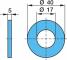 Bpw 0332031280 - ARANDELA Ø40/5/Ø17 GEO