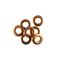JBM Herramientas 13821 - BOLSA DE 50 ARANDELAS DE COBRE PARA INYECTORES (14,6 X 7,5 X