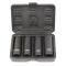 JBM Herramientas 53197 - SET DE 4 VASOS DE IMPACTO PARA TORNILLOS DE SEGURIDAD