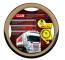 ELMER TRUCK PASSION 16796 - FUNDA DE VOLANTE "CLUB" BEIGE/NEGRO SIMIL PIEL XL DE 49 A 51