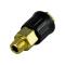 JBM Herramientas 14195 - CONECTOR DE SEGURIDAD UNIVERSAL HEMBRA  ROSCA MACHO DE 1/4"