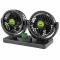 JBM Herramientas 53600 - VENTILADOR DE COCHE DOBLE 4" - 12V